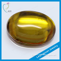 Wholesale Low Price Cabochon Oval Shape Golden Yellow CZ Gemstone